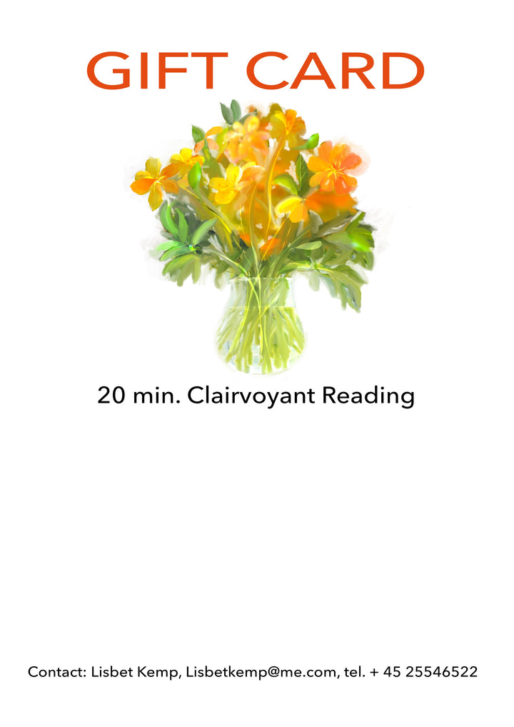 Gift Card 20 min Intuitive Reading - Intuitive Life Pictures